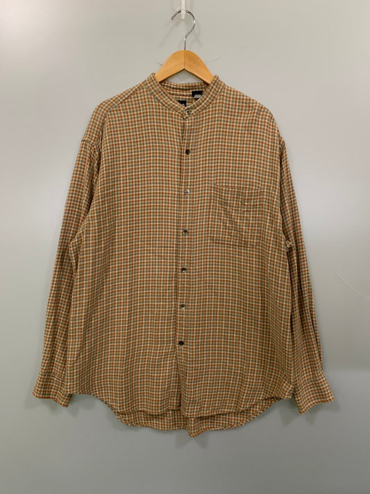 【中古品】【メンズ】 OLD GAP オールド ギャップ L S CHECK SHIRT チェックシャツ トップス 146-250609-ks-38-min サイズ：L カラー：オレンジ系 万代Net店