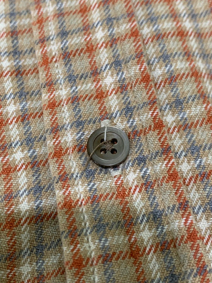 【中古品】【メンズ】 OLD GAP オールド ギャップ L S CHECK SHIRT チェックシャツ トップス 146-250609-ks-38-min サイズ：L カラー：オレンジ系 万代Net店