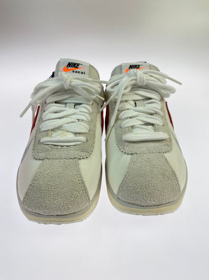 【中古品】【メンズ】 NIKE ナイキ × SACAI サカイ DQ0581-100 ZOOM CORTEZ WHITE AND UNIVERSITY RED 靴 シューズ スニーカー 160-250528-AS-1-min サイズ：27.0cm カラー：WHITE/UNIVERSITY RED 万代Net店