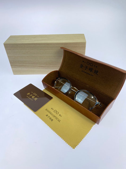 【中古品】【メンズ】 金子眼鏡 KM-67L KANEKO GANKYO METAL メガネ アイウェア 203-250601-AS-1-min サイズ：47□21-139 カラー：ブラウン系 万代Net店