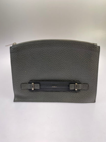 【中古品】【メンズ/レディース】 Furla フルラ 1000372 ジョーヴェ クラッチバッグ カバン 188-250603-AS-30-min カラー：グレー 万代Net店