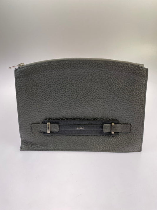【中古品】【メンズ/レディース】 Furla フルラ 1000372 ジョーヴェ クラッチバッグ カバン 188-250603-AS-30-min カラー：グレー 万代Net店