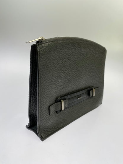 【中古品】【メンズ/レディース】 Furla フルラ 1000372 ジョーヴェ クラッチバッグ カバン 188-250603-AS-30-min カラー：グレー 万代Net店
