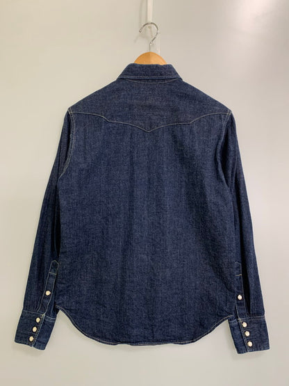 【中古品】【メンズ】 THE REAL MOON リアルムーン DENIM WORK SHIRT デニムワークシャツ ロングスリーブ 145-250528-AS-43-min サイズ：L カラー：インディゴ 万代Net店