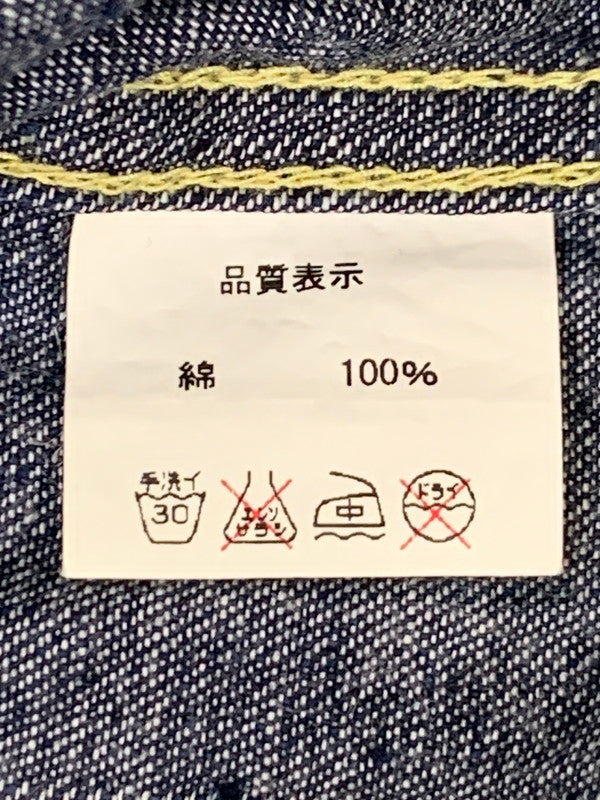 【中古品】【メンズ】 THE REAL MOON リアルムーン DENIM WORK SHIRT デニムワークシャツ ロングスリーブ 145-250528-AS-43-min サイズ：L カラー：インディゴ 万代Net店