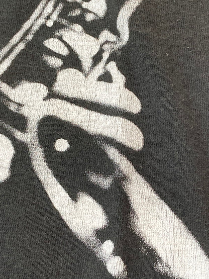 【中古品】【メンズ】 ZOOT SIMS ズート・シムズ 90S HERMAN LEONARD PHOTO JAZZ TEE 90年代 ハーマン・レオナルド フォト ジャズ Tシャツ メンズ 半袖 トップス 146-250529-em-09-min サイズ：M カラー：ブラック 万代Net店