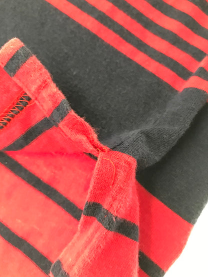 【中古品】【メンズ】 L.L.BEAN エルエルビーン 80～90's STRIPE TEE 80～90年代 ストライプ Tシャツ 半袖Tシャツ トップス 146-260510-rt-17-tag サイズ：XL カラー：レッド 万代Net店