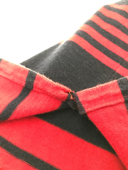 【中古品】【メンズ】 L.L.BEAN エルエルビーン 80～90's STRIPE TEE 80～90年代 ストライプ Tシャツ 半袖Tシャツ トップス 146-260510-rt-17-tag サイズ：XL カラー：レッド 万代Net店