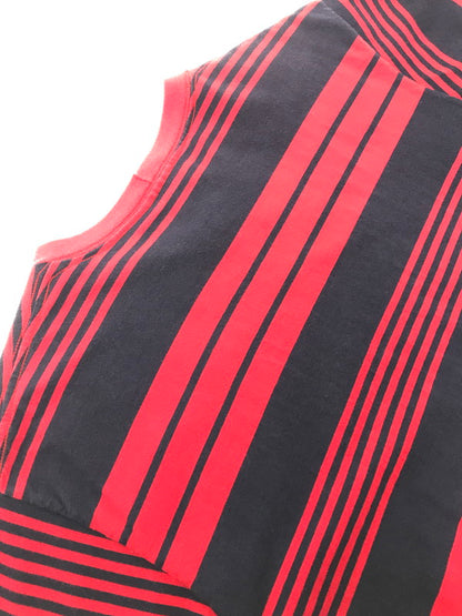 【中古品】【メンズ】 L.L.BEAN エルエルビーン 80～90's STRIPE TEE 80～90年代 ストライプ Tシャツ 半袖Tシャツ トップス 146-260510-rt-17-tag サイズ：XL カラー：レッド 万代Net店