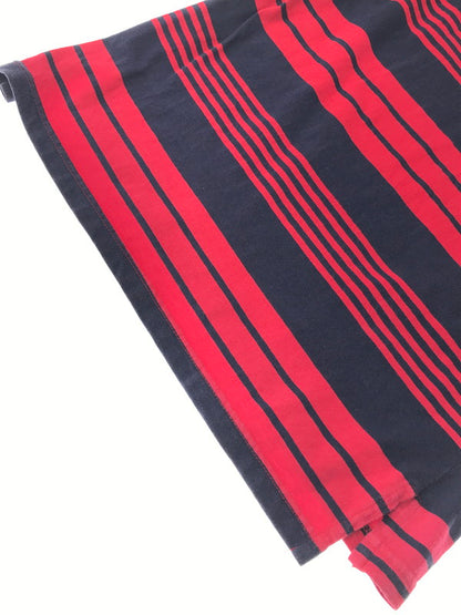 【中古品】【メンズ】 L.L.BEAN エルエルビーン 80～90's STRIPE TEE 80～90年代 ストライプ Tシャツ 半袖Tシャツ トップス 146-260510-rt-17-tag サイズ：XL カラー：レッド 万代Net店