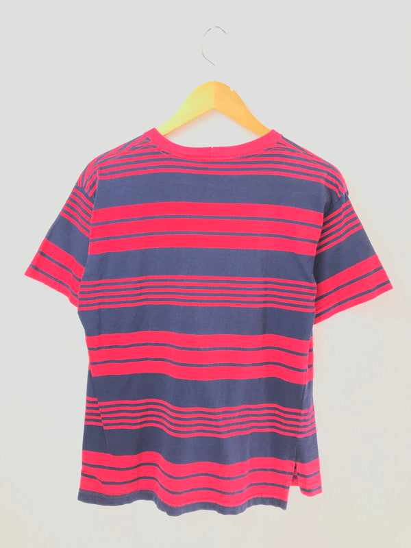 【中古品】【メンズ】 L.L.BEAN エルエルビーン 80～90's STRIPE TEE 80～90年代 ストライプ Tシャツ 半袖Tシャツ トップス 146-260510-rt-17-tag サイズ：XL カラー：レッド 万代Net店