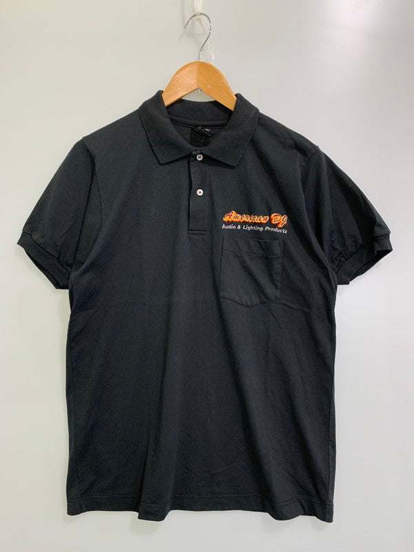 【中古品】【メンズ】 AMERICAN DJ ADVERTISING アメリカンディージェイアドバタイジング 90-00S S S POLO SHIRT ポロシャツ ショートスリーブ 146-250528-AS-38-min サイズ：M カラー：ブラック 万代Net店