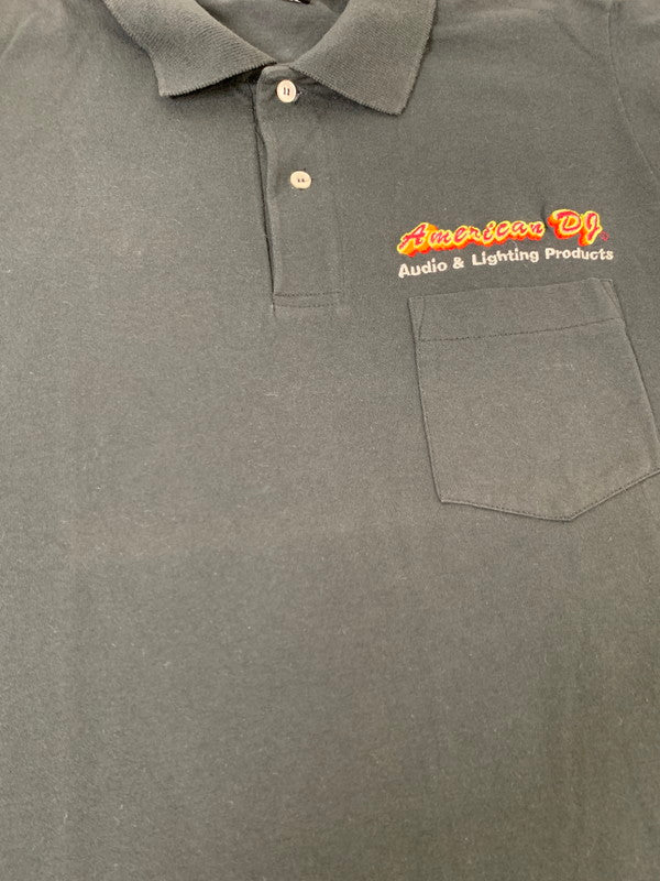 【中古品】【メンズ】 AMERICAN DJ ADVERTISING アメリカンディージェイアドバタイジング 90-00S S S POLO SHIRT ポロシャツ ショートスリーブ 146-250528-AS-38-min サイズ：M カラー：ブラック 万代Net店