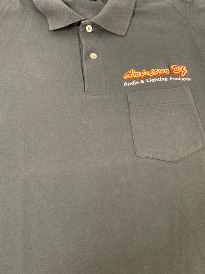 【中古品】【メンズ】 AMERICAN DJ ADVERTISING アメリカンディージェイアドバタイジング 90-00S S S POLO SHIRT ポロシャツ ショートスリーブ 146-250528-AS-38-min サイズ：M カラー：ブラック 万代Net店