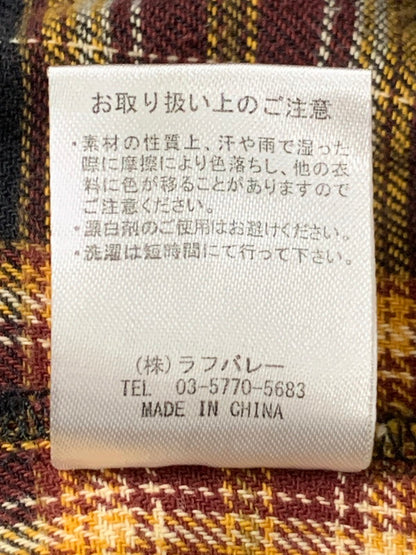 【中古品】【メンズ】 glamb グラム GL-SH-153 BIG CHECK SH チェックシャツ ロングスリーブ 142-250528-AS-33-min サイズ：M カラー：ブラック/ブラウン系 万代Net店