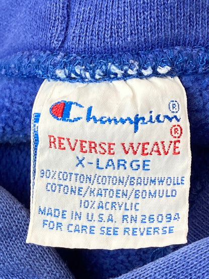 【現状渡し品】【メンズ】 Champion チャンピオン 90S REVERSE WEAVE HOODIE リバースウィーブ フーディ 90年代 パーカー メンズ トップス 146-250529-em-10-min サイズ：XL カラー：ブルー 万代Net店