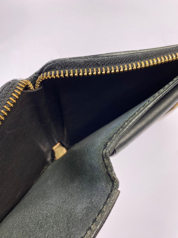 【中古品】【メンズ/レディース】 ARIF COLLECTION アリフ コレクション スティング ショートウォレット 二つ折り財布 メンズ ウォレット 革財布 201-250602-em-10-min カラー：ブラック 万代Net店