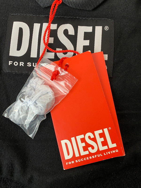 【中古品】【メンズ】 DIESEL ディーゼル A03671 フェイクパテントレザー ジップアップ ジャケット アウター 141-250603-AS-49-min サイズ：L カラー：ブラック 万代Net店