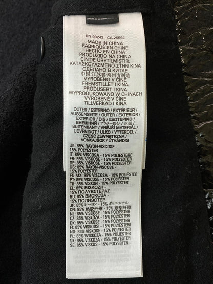 【中古品】【メンズ】 DIESEL ディーゼル A03671 フェイクパテントレザー ジップアップ ジャケット アウター 141-250603-AS-49-min サイズ：L カラー：ブラック 万代Net店