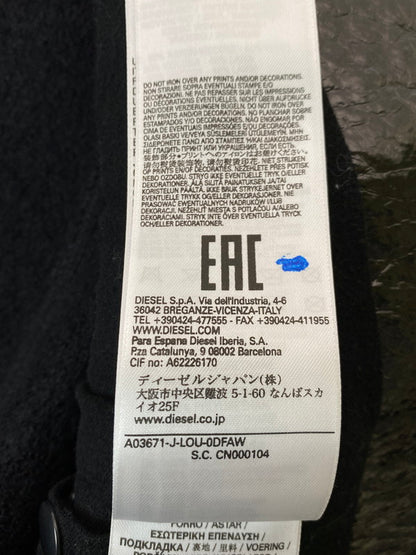 【中古品】【メンズ】 DIESEL ディーゼル A03671 フェイクパテントレザー ジップアップ ジャケット アウター 141-250603-AS-49-min サイズ：L カラー：ブラック 万代Net店