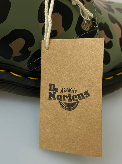 【中古品】【レディース】 Dr.Martens ドクターマーチン DISTORTED LEOPARD CAMO 3HOLE SHOES 27686384 ディストート レオパード カモ シューズ 靴 レディース 167-250601-em-05-min カラー：カーキグリーン（カモ） 万代Net店