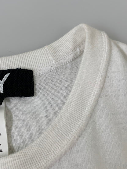 【中古品】【メンズ】 GROUND Y 4TH COLLECTION S/S TEE GT-T89-082 グラウンドワイ ショートスリーブ Tシャツ 半袖Tシャツ トップス 140-250602-yn-18-min サイズ：3 カラー：ホワイト 万代Net店