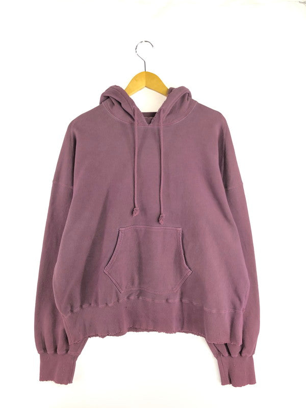 【中古品】【メンズ】 ANCELLM アンセルム ANC-CT69-A 24AW DYED DAMAGE HOODIE ダイド ダメージ フーディー パーカー 140-251108-na-05-tag サイズ：1 カラー：パープル 万代Net店