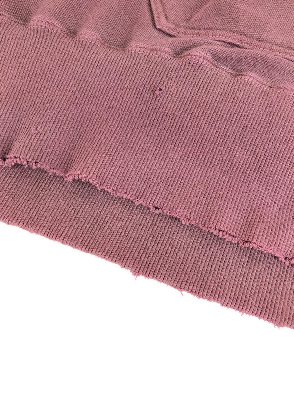 【中古品】【メンズ】 ANCELLM アンセルム ANC-CT69-A 24AW DYED DAMAGE HOODIE ダイド ダメージ フーディー パーカー 140-251108-na-05-tag サイズ：1 カラー：パープル 万代Net店