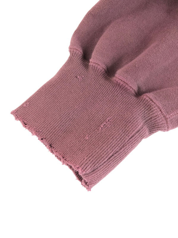 【中古品】【メンズ】 ANCELLM アンセルム ANC-CT69-A 24AW DYED DAMAGE HOODIE ダイド ダメージ フーディー パーカー 140-251108-na-05-tag サイズ：1 カラー：パープル 万代Net店