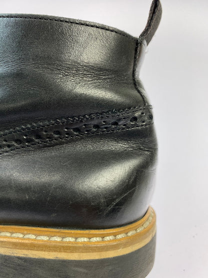 【中古品】【メンズ】 GIANCARLO MORELLI ジャンカルロモレリ GMO1233 LEATHER SHOES レザーシューズ 165-250607-ks-08-min サイズ：27.5cm カラー：ブラック 万代Net店