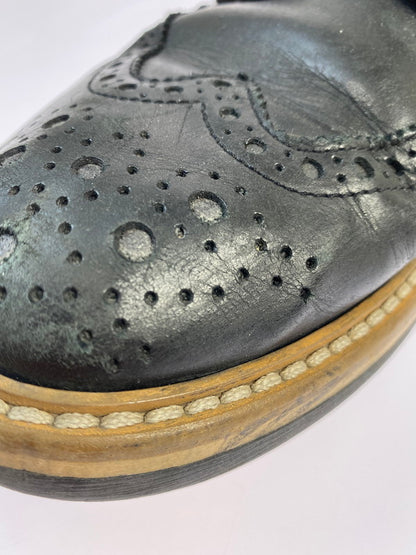 【中古品】【メンズ】 GIANCARLO MORELLI ジャンカルロモレリ GMO1233 LEATHER SHOES レザーシューズ 165-250607-ks-08-min サイズ：27.5cm カラー：ブラック 万代Net店