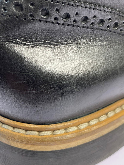 【中古品】【メンズ】 GIANCARLO MORELLI ジャンカルロモレリ GMO1233 LEATHER SHOES レザーシューズ 165-250607-ks-08-min サイズ：27.5cm カラー：ブラック 万代Net店