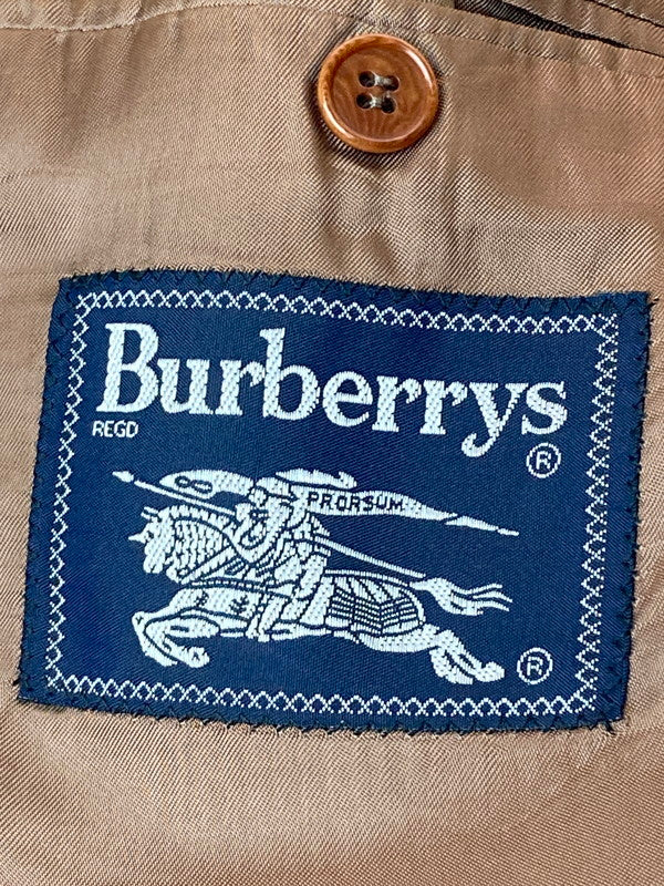 【現状渡し品】【メンズ】 Burberrys バーバリーズ ウール テーラード ジャケット アウター 141-250617-AS-54-min カラー：ブラウン 万代Net店