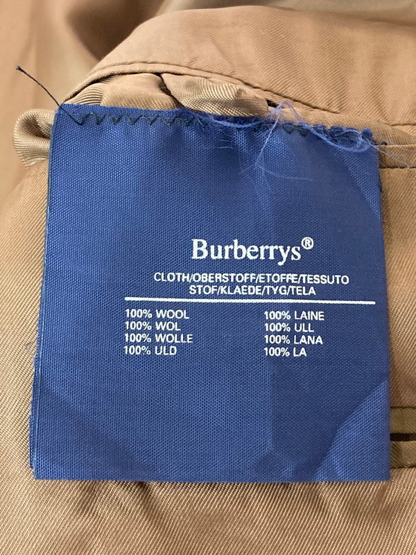【現状渡し品】【メンズ】 Burberrys バーバリーズ ウール テーラード ジャケット アウター 141-250617-AS-54-min カラー：ブラウン 万代Net店