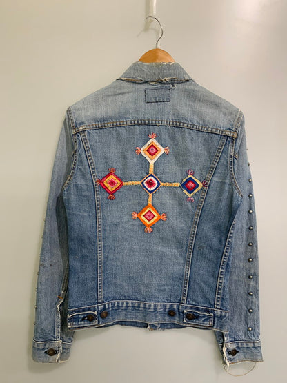 【現状渡し品】【メンズ】 Levi's リーバイス 70's CUSTOM DENIM JACKET カスタム デニムジャケット アウター 146-250602-yn-04-min カラー：ライトインディゴ 万代Net店