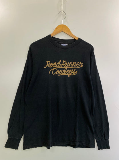 【中古品】【メンズ】 ALL SPORT オールスポーツ ROAD RUNNER PRINT L S TEE ロングスリーブ 146-250603-AS-60-min サイズ：M(40) カラー：ブラック 万代Net店