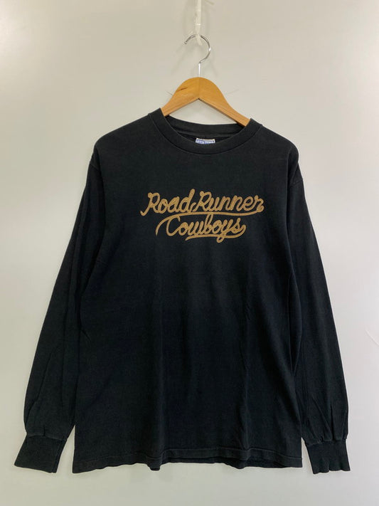 【中古品】【メンズ】 ALL SPORT オールスポーツ ROAD RUNNER PRINT L S TEE ロングスリーブ 146-250603-AS-60-min サイズ：M(40) カラー：ブラック 万代Net店
