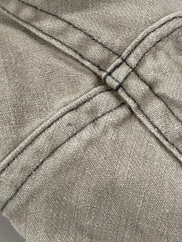 【現状渡し品】【メンズ】 VINTAGE 年代不明 WORK SHORTS ヴィンテージ ワーク ショーツ ワークパンツ メンズ ボトムス 157-250601-em-21-min カラー：ライトベージュ 万代Net店