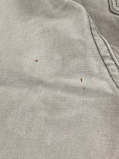 【現状渡し品】【メンズ】 VINTAGE 年代不明 WORK SHORTS ヴィンテージ ワーク ショーツ ワークパンツ メンズ ボトムス 157-250601-em-21-min カラー：ライトベージュ 万代Net店