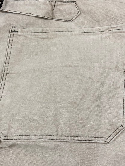 【現状渡し品】【メンズ】 VINTAGE 年代不明 WORK SHORTS ヴィンテージ ワーク ショーツ ワークパンツ メンズ ボトムス 157-250601-em-21-min カラー：ライトベージュ 万代Net店