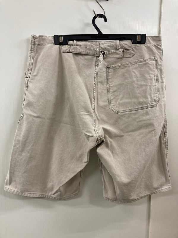 【現状渡し品】【メンズ】 VINTAGE 年代不明 WORK SHORTS ヴィンテージ ワーク ショーツ ワークパンツ メンズ ボトムス 157-250601-em-21-min カラー：ライトベージュ 万代Net店