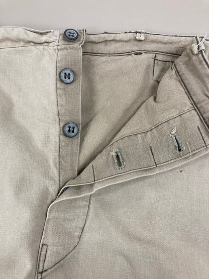 【現状渡し品】【メンズ】 VINTAGE 年代不明 WORK SHORTS ヴィンテージ ワーク ショーツ ワークパンツ メンズ ボトムス 157-250601-em-21-min カラー：ライトベージュ 万代Net店