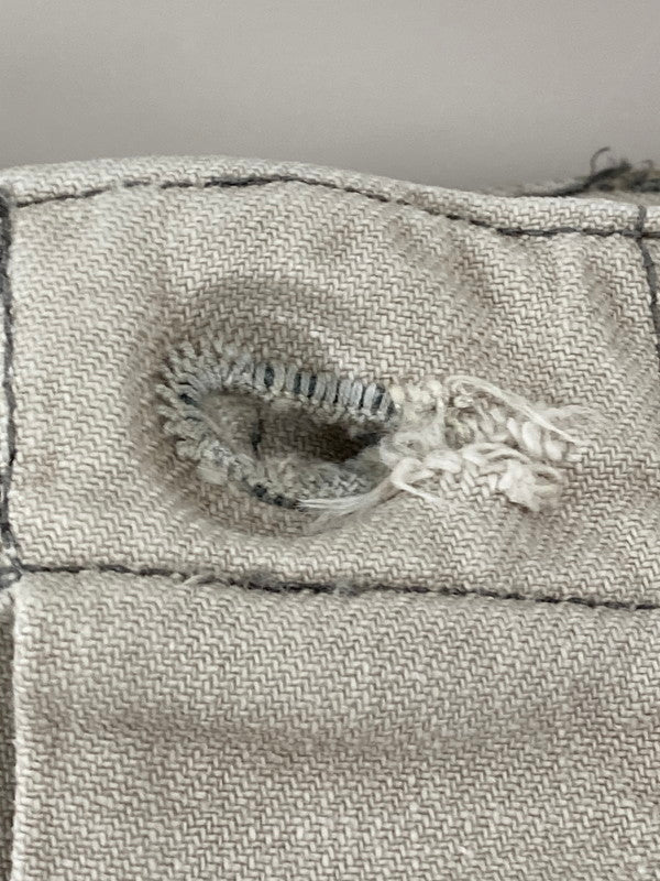 【現状渡し品】【メンズ】 VINTAGE 年代不明 WORK SHORTS ヴィンテージ ワーク ショーツ ワークパンツ メンズ ボトムス 157-250601-em-21-min カラー：ライトベージュ 万代Net店