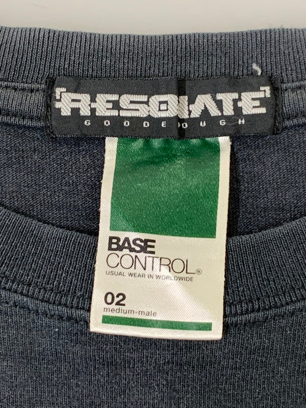 【現状渡し品】【メンズ】 RESONATE GOOD ENOUGH WEIMAR DESSAU PRINT TEE リゾネイトグッドイナフ プリントTシャツ 半袖Tシャツ トップス 142-250602-yn-23-min サイズ：02 カラー：ブラック 万代Net店