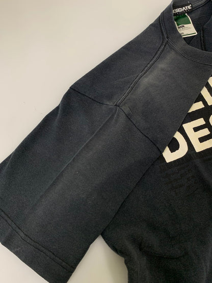 【現状渡し品】【メンズ】 RESONATE GOOD ENOUGH WEIMAR DESSAU PRINT TEE リゾネイトグッドイナフ プリントTシャツ 半袖Tシャツ トップス 142-250602-yn-23-min サイズ：02 カラー：ブラック 万代Net店