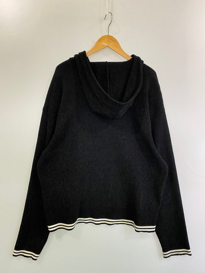 【中古品】【メンズ】 PHINGERIN フィンガリン PD-251-KN-021 CORDY KNIT MEXPARKA ニット プルオーバーパーカー 140-250603-AS-54-min サイズ：L カラー：ブラック 万代Net店