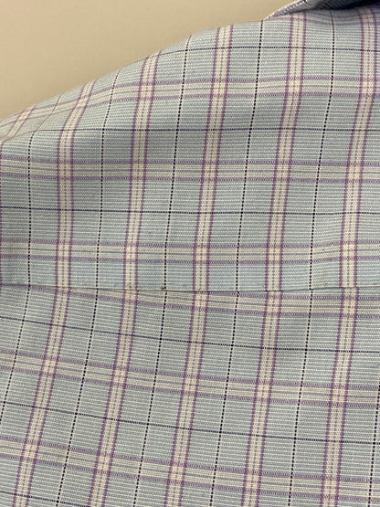 【中古品】【メンズ】 BROOKS BROTHERS ブルックスブラザーズ L/S CHECK SHIRT 長袖 チェック シャツ メンズ トップス 140-250601-em-23-min サイズ：17 カラー：サックスブルー（チェック柄） 万代Net店