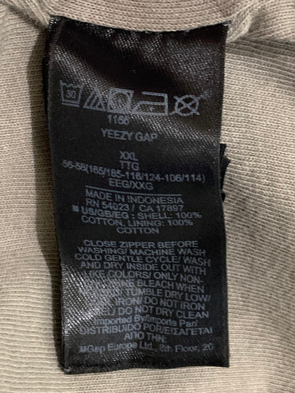 【中古品】【メンズ】 YEEZY イージー ×GAP ギャップ ZIP HOODIE フルジップパーカー 142-250603-AS-70-min サイズ：XXｌ カラー：ベージュ 万代Net店