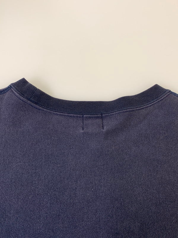 【中古品】【メンズ】 A BATHING APE アベイシングエイプ 00's PRINT SWEATSHIRT プリントスウェットシャツ トレーナー トップス 142-250602-yn-07-min サイズ：M カラー：ネイビー 万代Net店