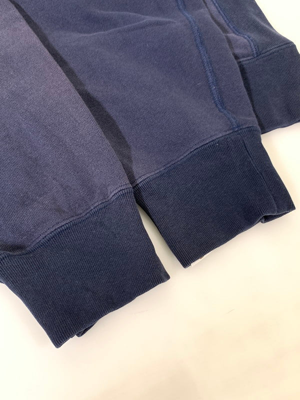 【中古品】【メンズ】 A BATHING APE アベイシングエイプ 00's PRINT SWEATSHIRT プリントスウェットシャツ トレーナー トップス 142-250602-yn-07-min サイズ：M カラー：ネイビー 万代Net店